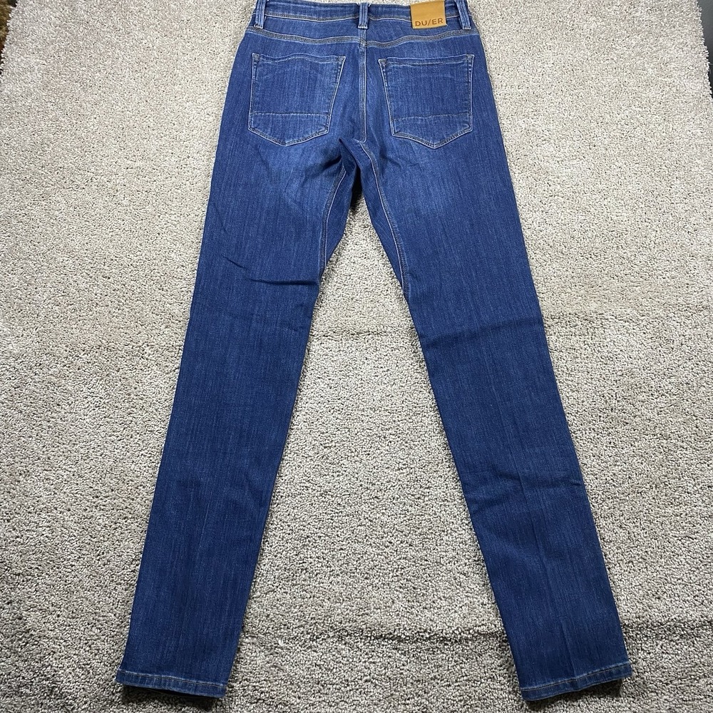 DU/ER L2X Slim Fit Performance Denim Jeans Mens 30x34 Medium Wash Blue‎